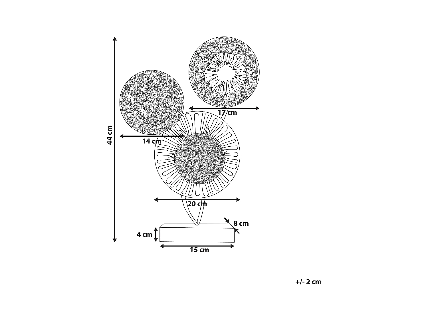Dekofigur URANIUM Metall Silber