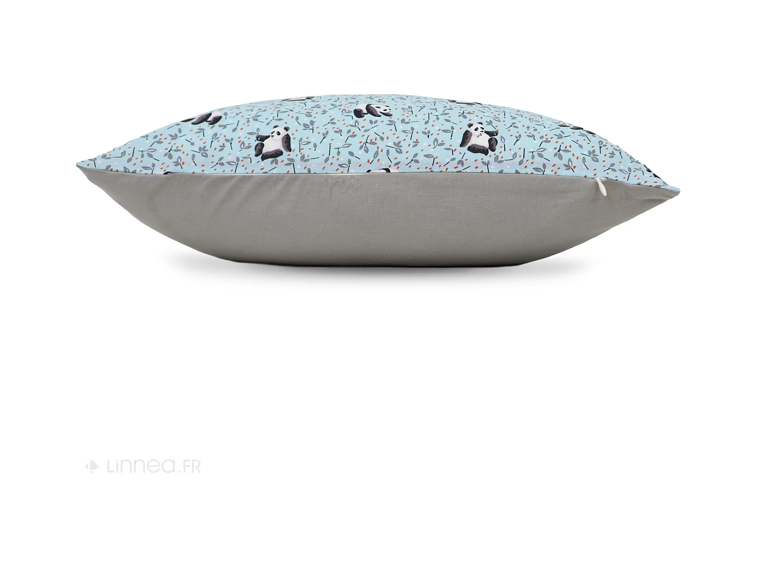 Housse de coussin 50x50 cm TAO bleu Céladon