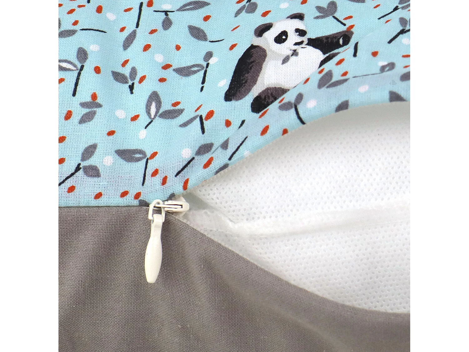 Housse de coussin 50x50 cm TAO bleu Céladon