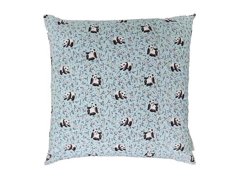 Housse de coussin 50x50 cm TAO bleu Céladon