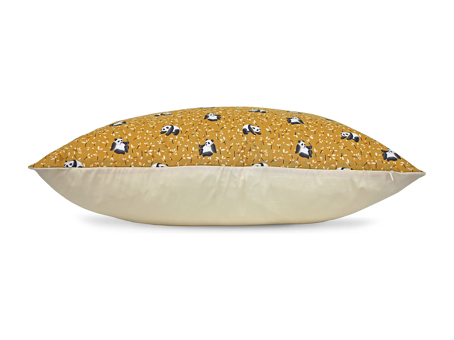 Housse de coussin 70x70 cm TAO marron Cacahuète