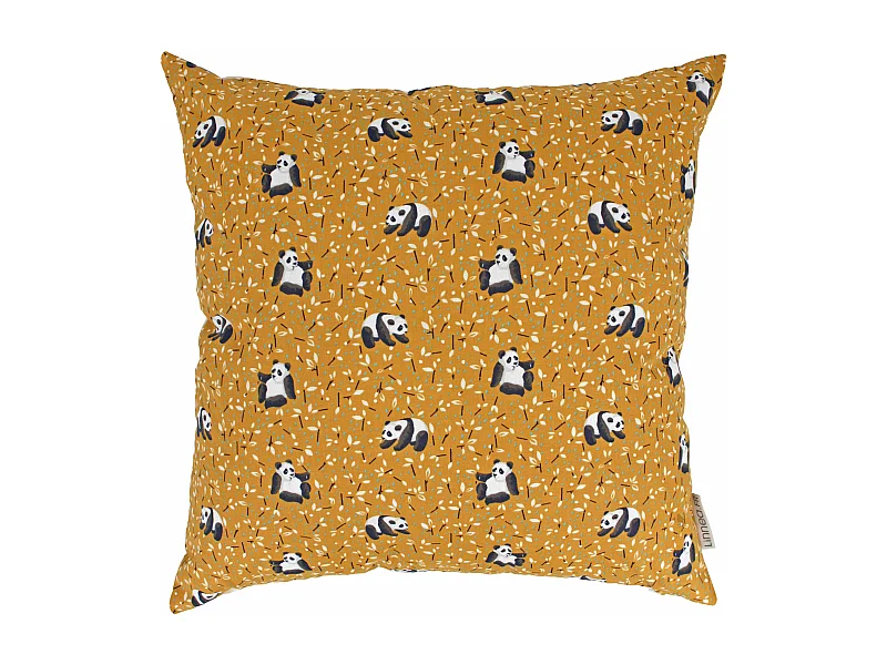 Housse de coussin 50x50 cm TAO marron Cacahuète