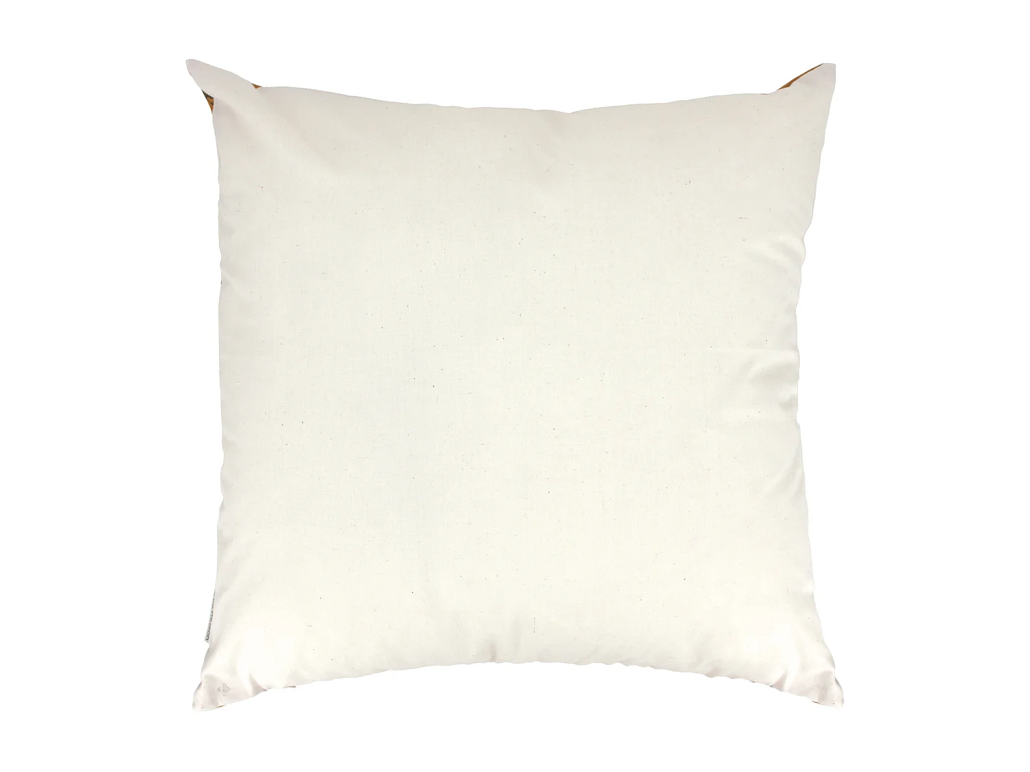 Housse de coussin 50x50 cm TAO marron Cacahuète