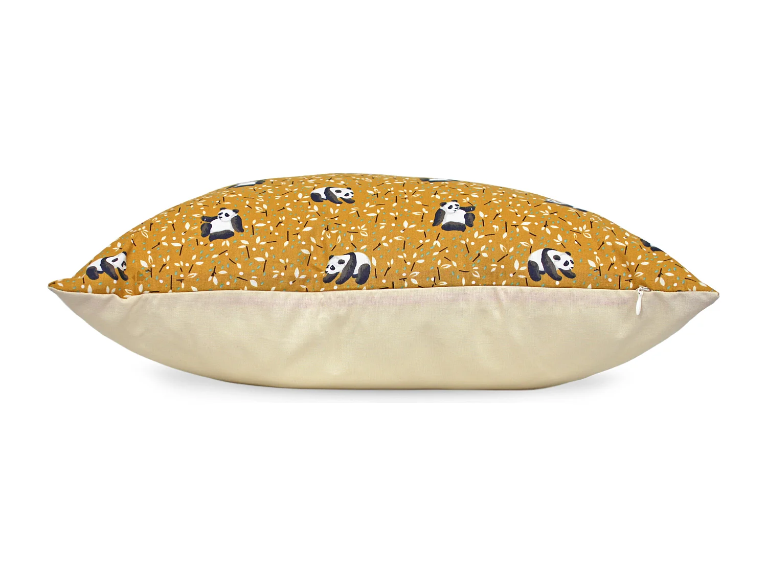 Housse de coussin 50x50 cm TAO marron Cacahuète