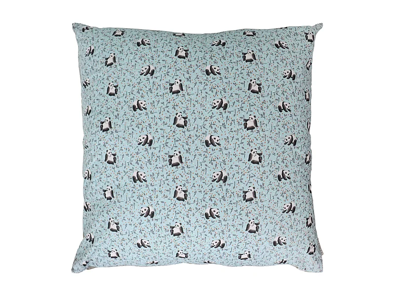Housse de coussin 70x70 cm TAO bleu Céladon
