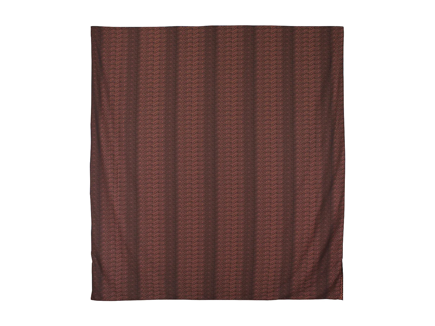 Parure de lit 260x240 cm Satin de coton OPERA Marron foncé