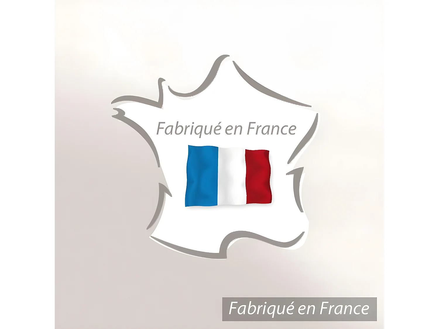 Parure de lit 300x240 cm percale coton MACASSAR Moka 3 pièces