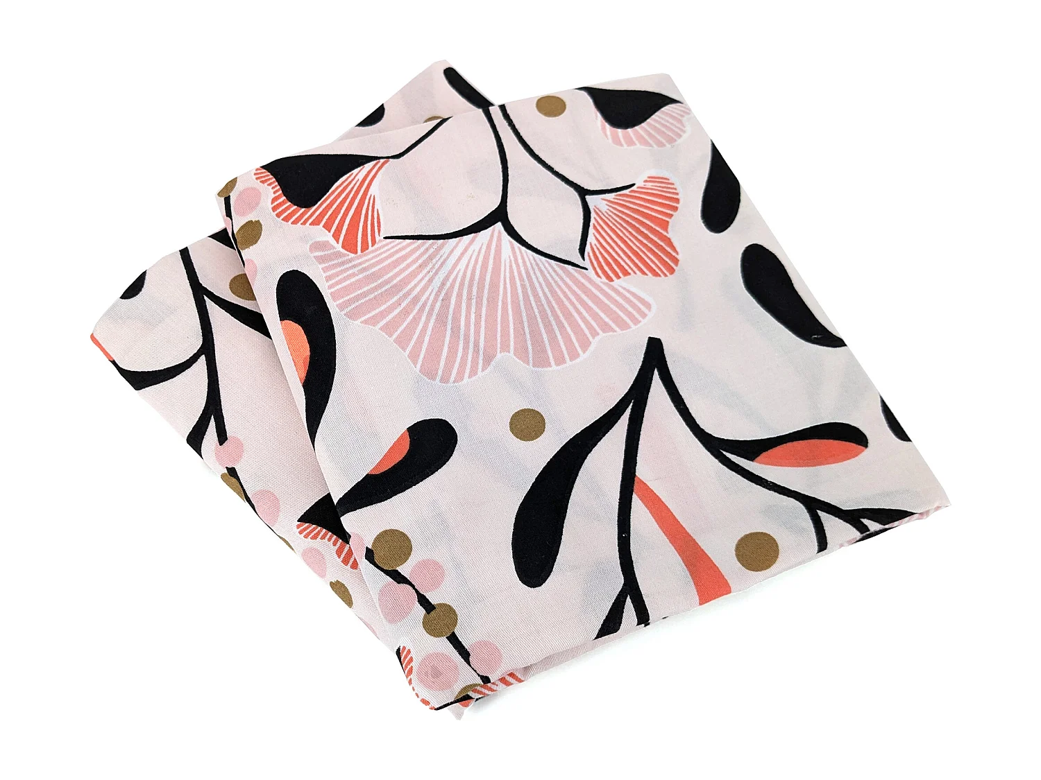 Parure de lit 260x240 cm Satin de coton JOY Rose 3 pièces