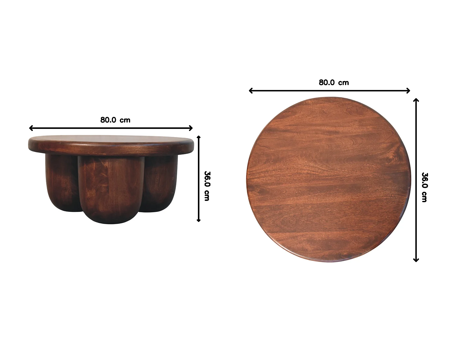 Artisan Furniture Clara Table basse sculptée