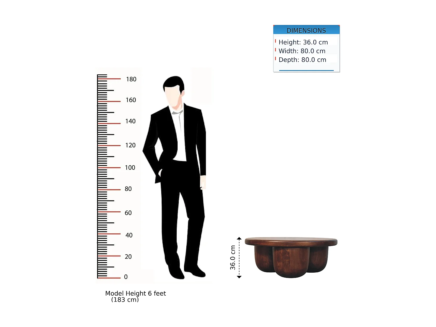 Artisan Furniture Clara Table basse sculptée