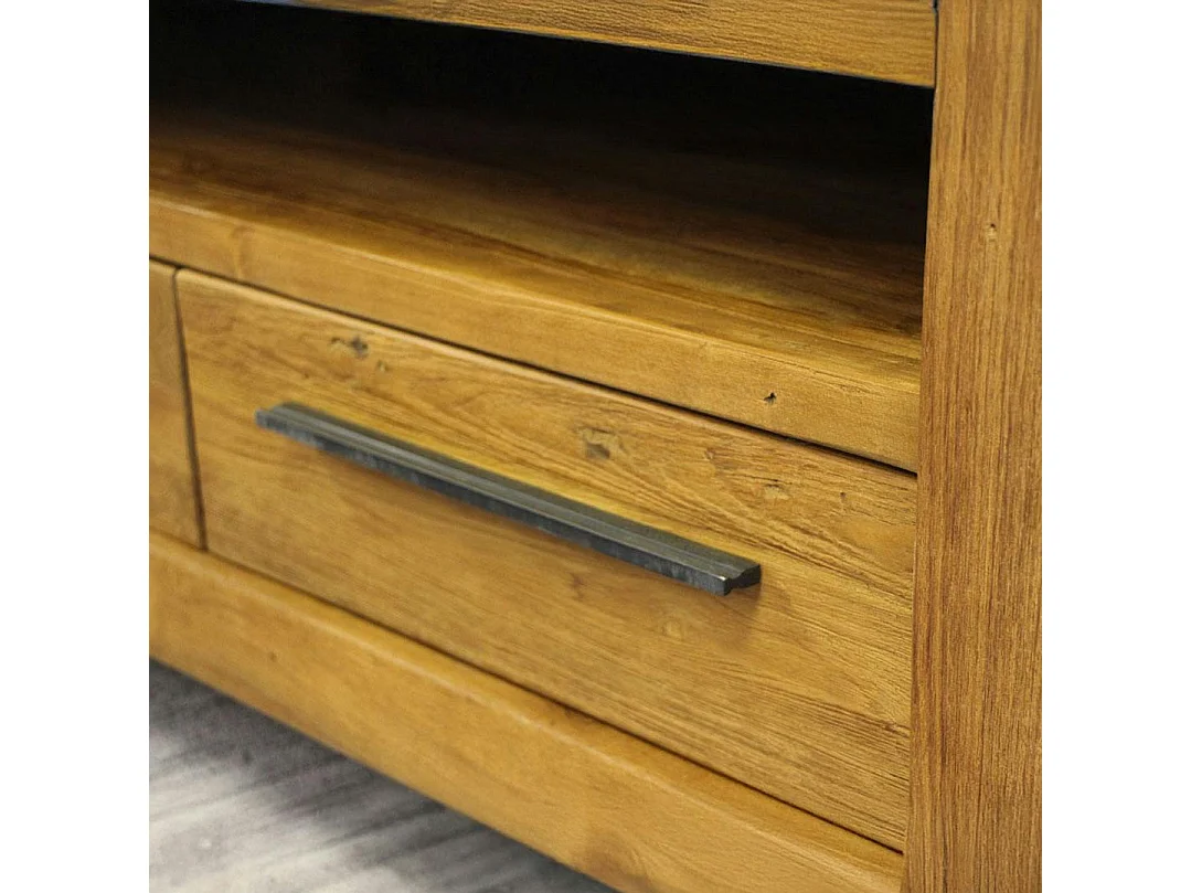 Table basse en teck recyclé naturel KERALA