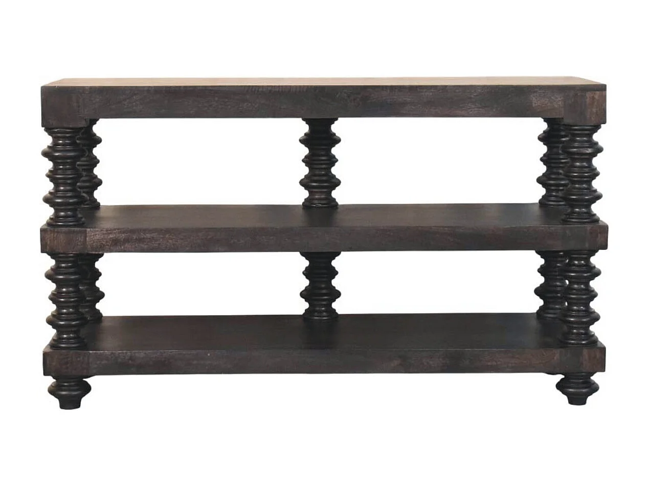 Artisan Furniture Spindle Console d'étagère en frêne carbone