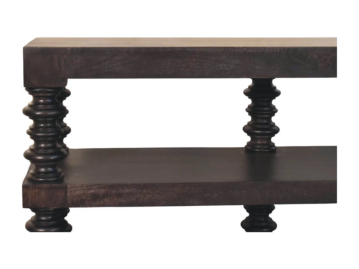 Artisan Furniture Spindle Console d'étagère en frêne carbone