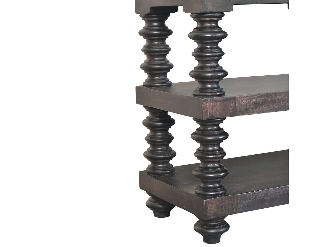 Artisan Furniture Spindle Console d'étagère en frêne carbone