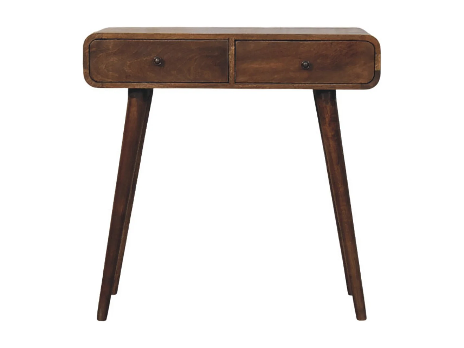 Artisan Furniture Table console classique grise aux angles arrondis