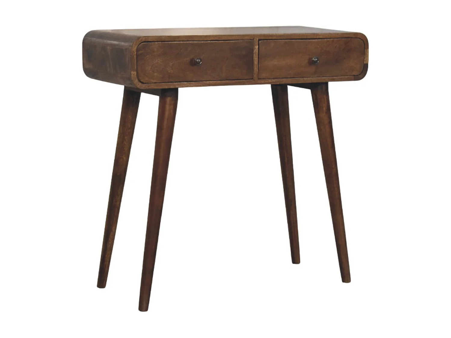 Artisan Furniture Table console classique grise aux angles arrondis