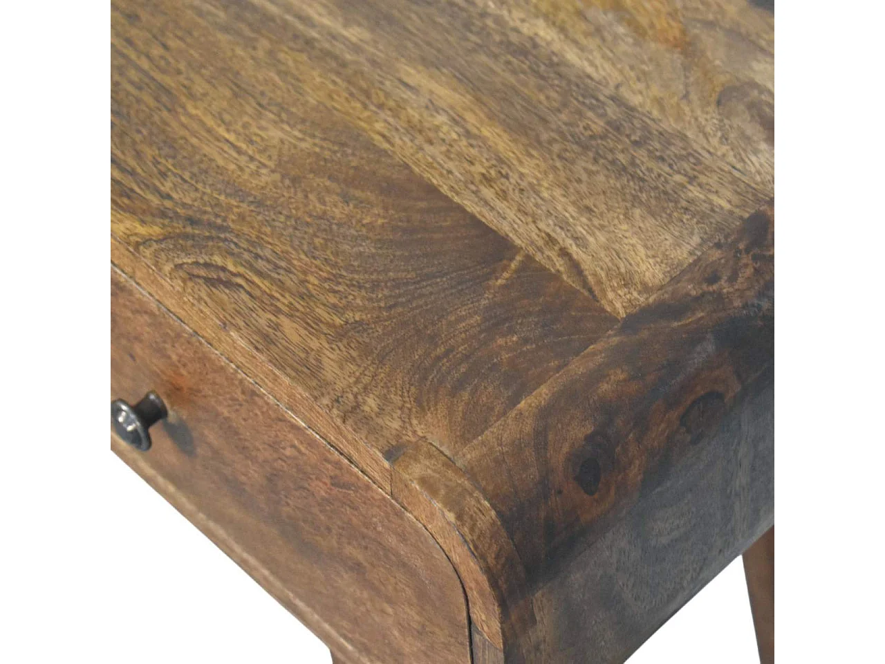 Artisan Furniture Table console classique grise aux angles arrondis