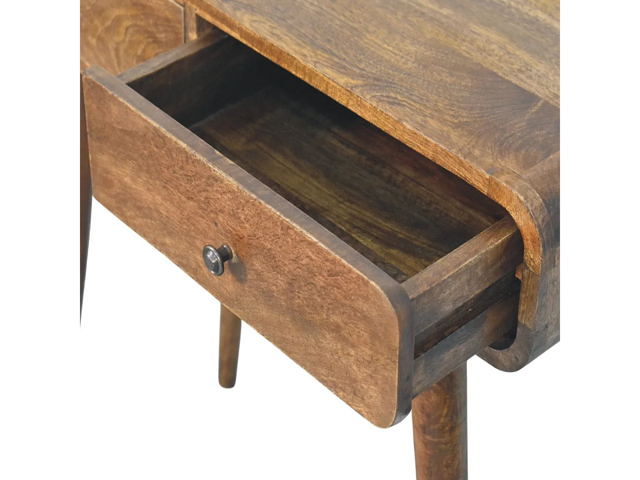 Artisan Furniture Table console classique grise aux angles arrondis