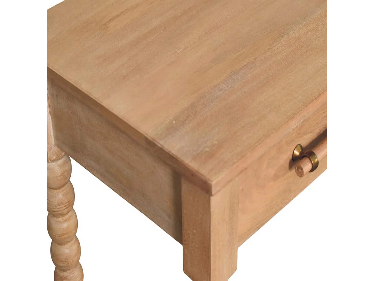 Artisan Furniture Savoy Console à bobines avec étagères en jute