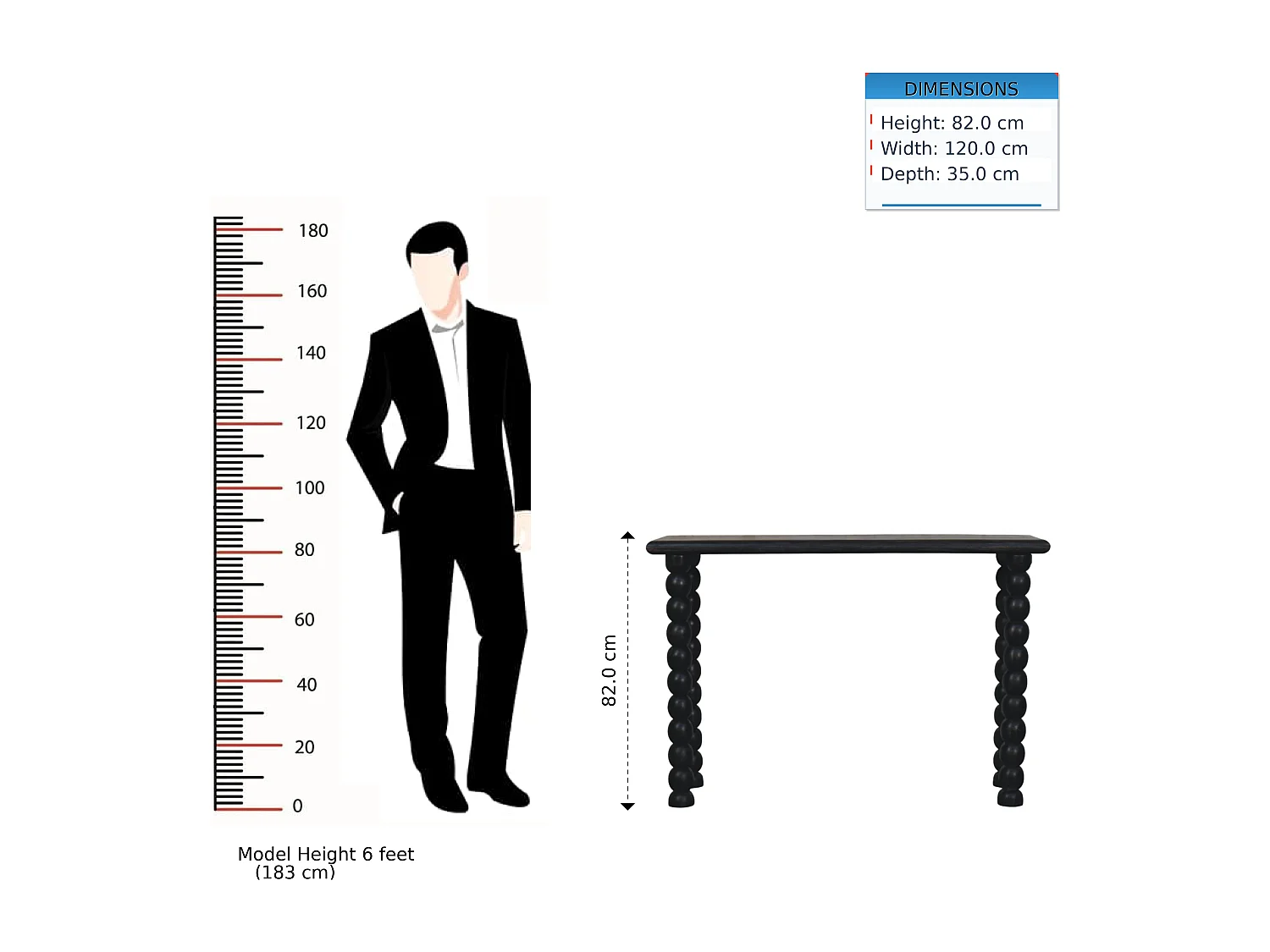 Artisan Furniture Soba Console à bille