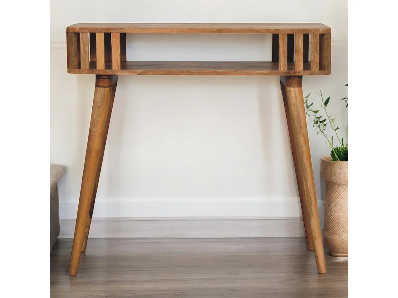 Artisan Furniture Console à lattes en chêne