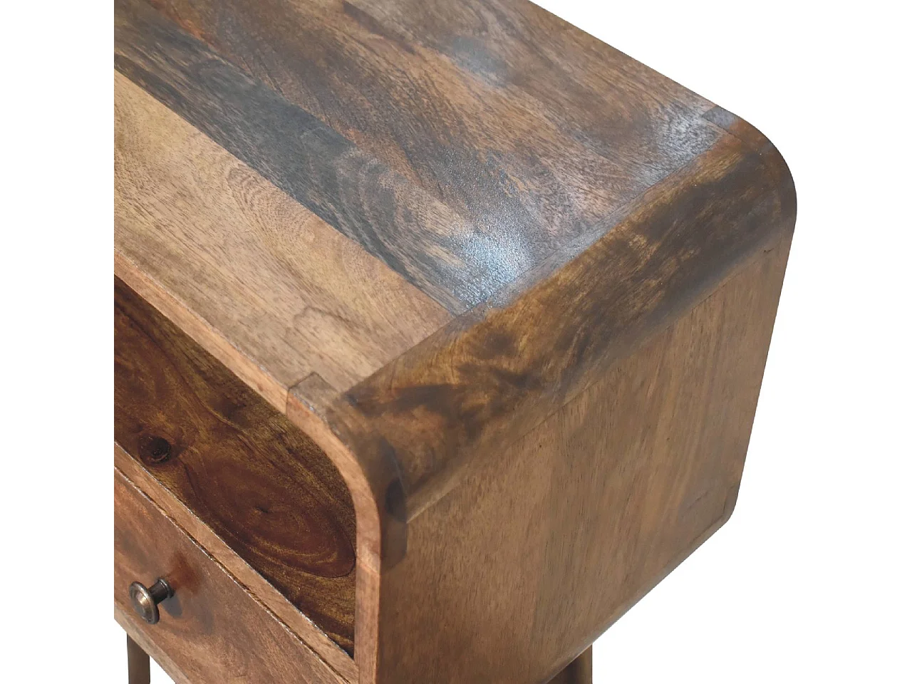 Artisan Furniture Mini console incurvée gris délavé