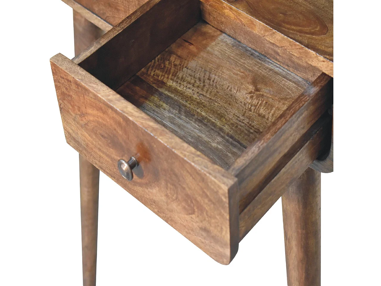 Artisan Furniture Mini console incurvée gris délavé