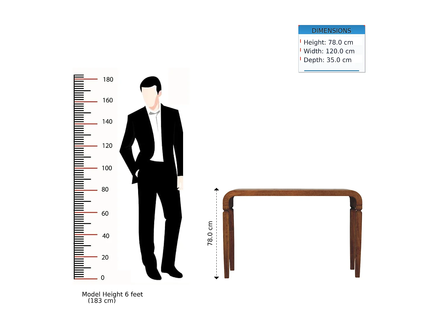 Artisan Furniture Arcus Table console
