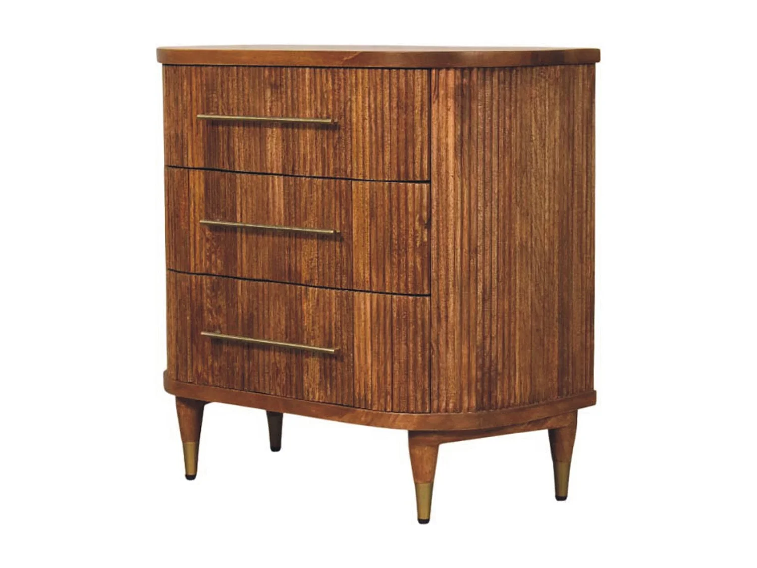 Artisan Furniture Emerson Kommode mit 3 Schubladen mit Rillen