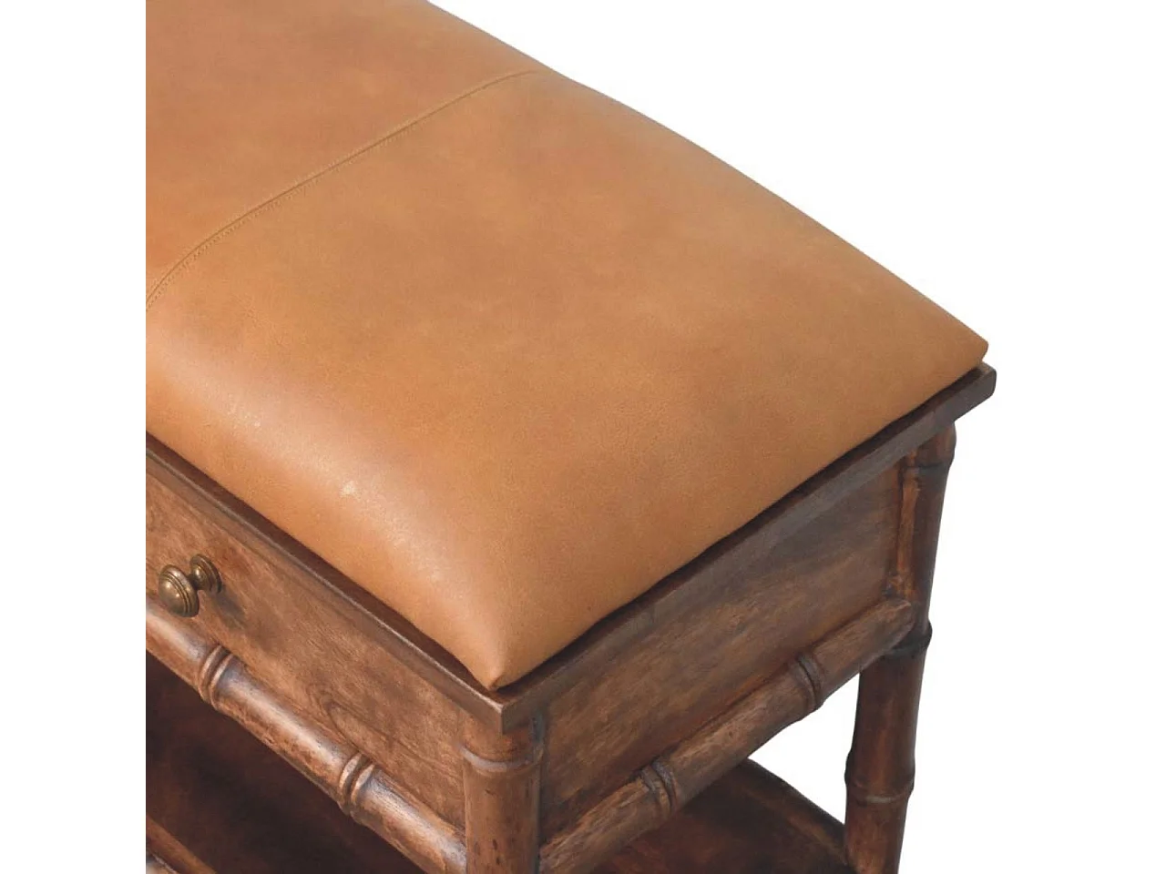 Artisan Furniture Rangement sculpté en bambou