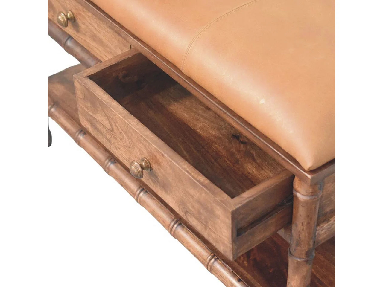 Artisan Furniture Rangement sculpté en bambou