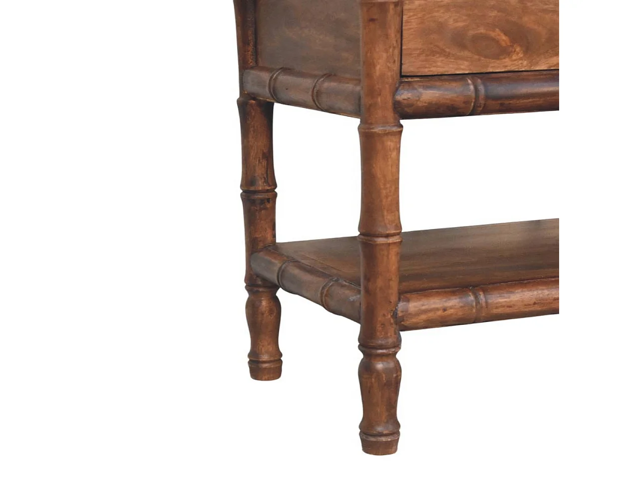 Artisan Furniture Rangement sculpté en bambou