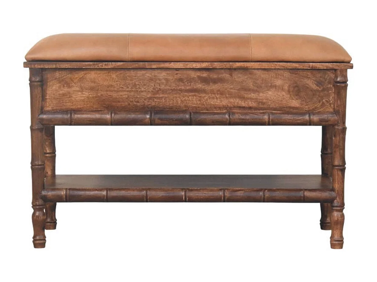 Artisan Furniture Rangement sculpté en bambou