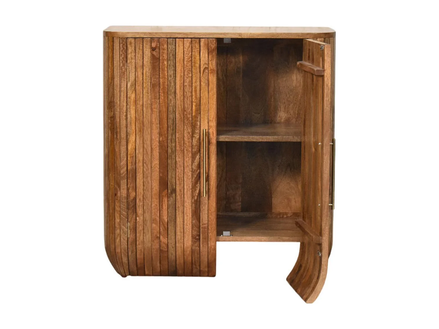 Artisan Furniture Fluted Zakrzywiona szafka