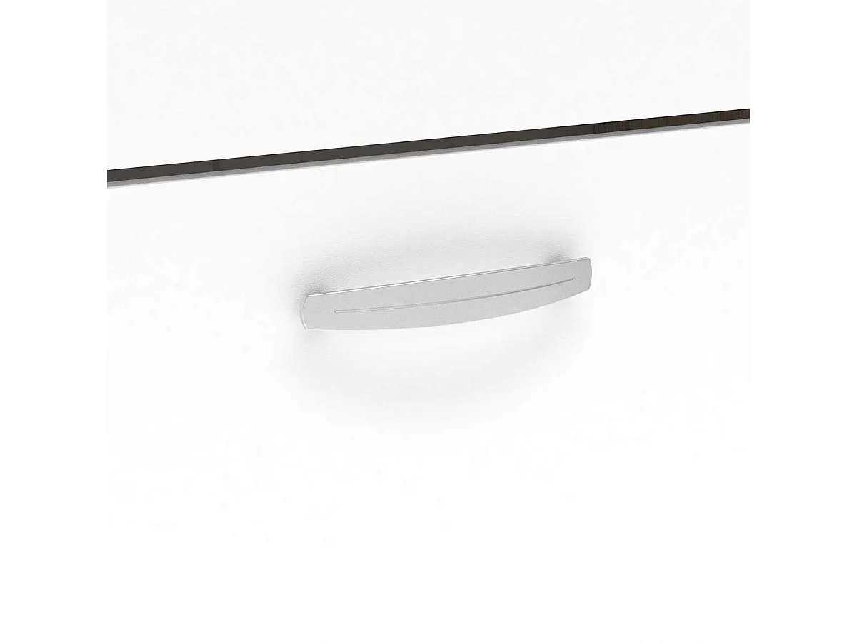 Commode meuble à chaussures 2 abattants 8 paires couleur chêne / blanc mat - Largeur 53,9 x Profondeur 24,4 x Hauteur 90,6 cm