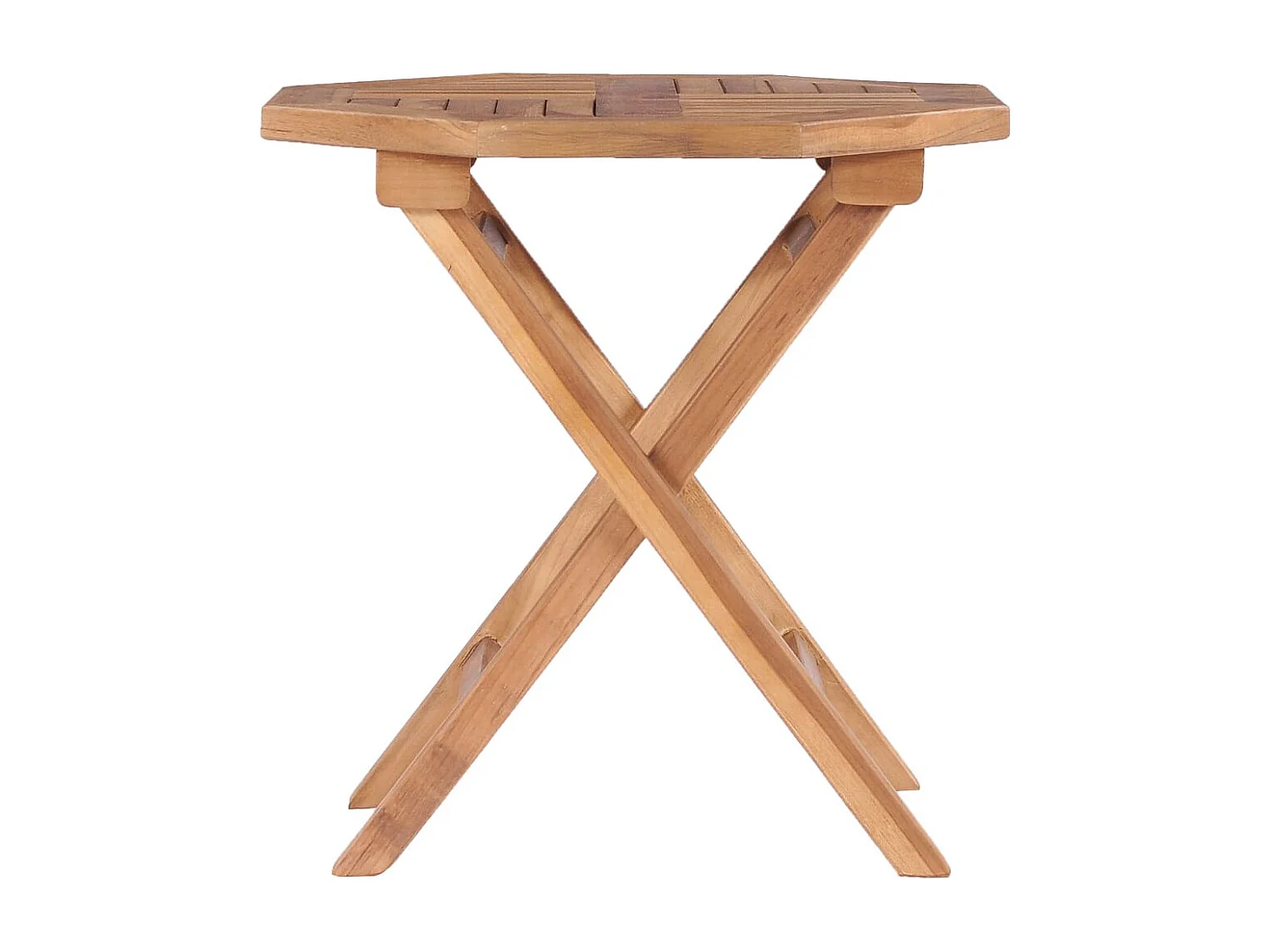 Table pliable de jardin 45x45x45 Bois de teck solide