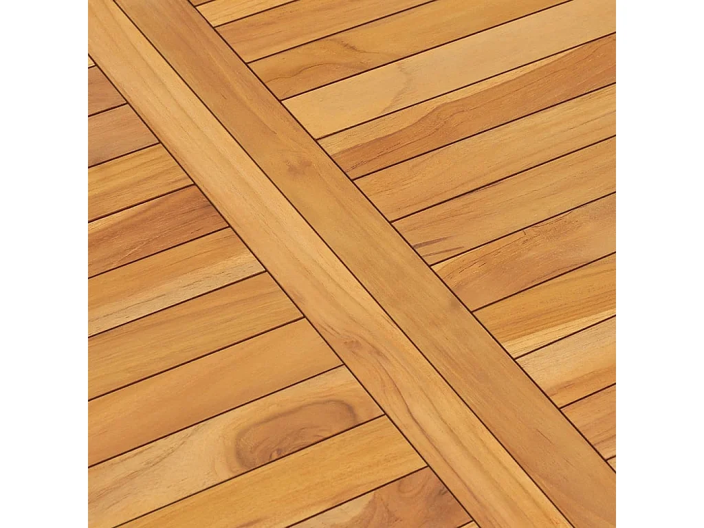 Table à dîner de jardin 120x70x77 Bois de teck solide
