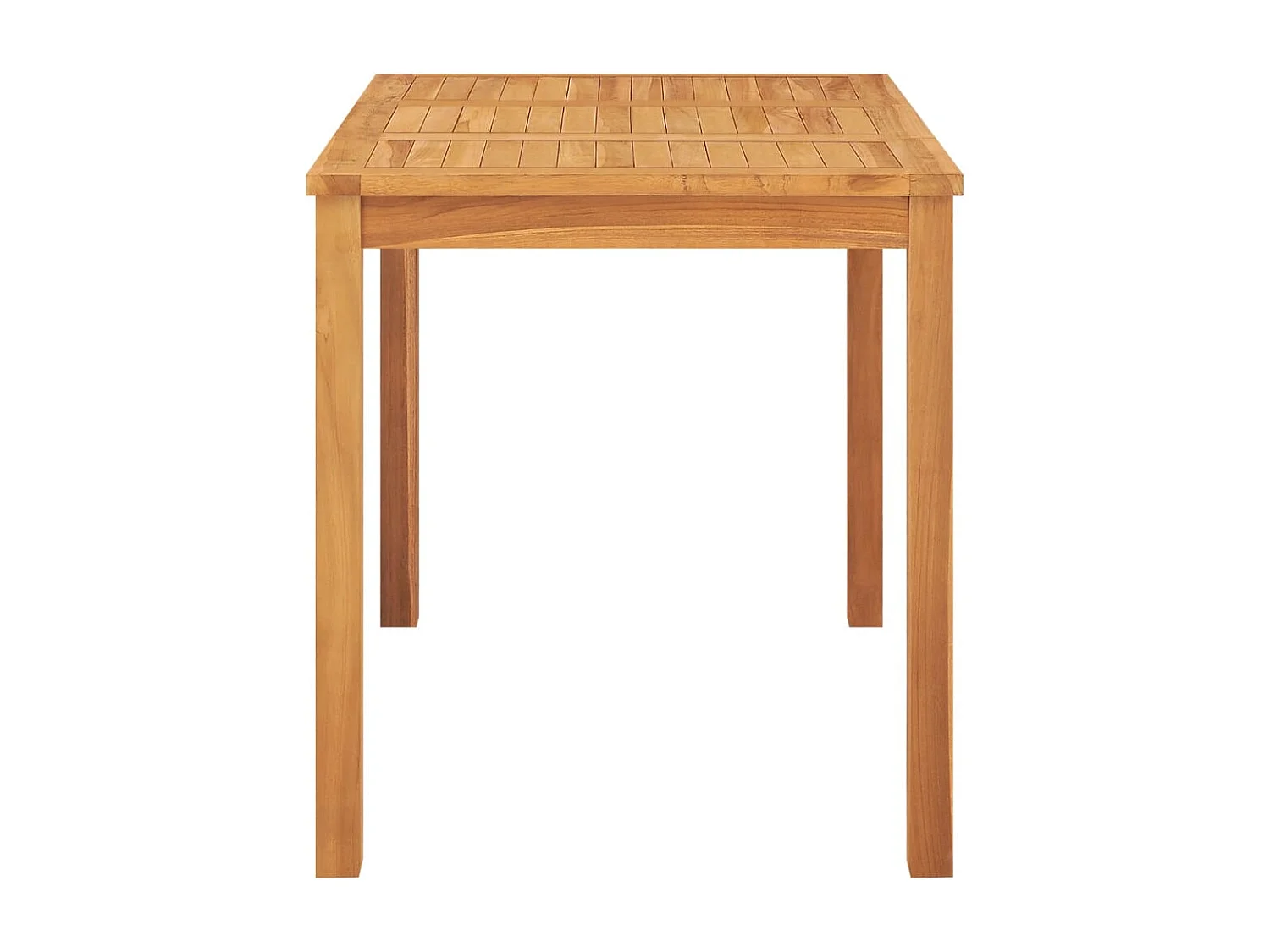 Table à dîner de jardin 120x70x77 Bois de teck solide
