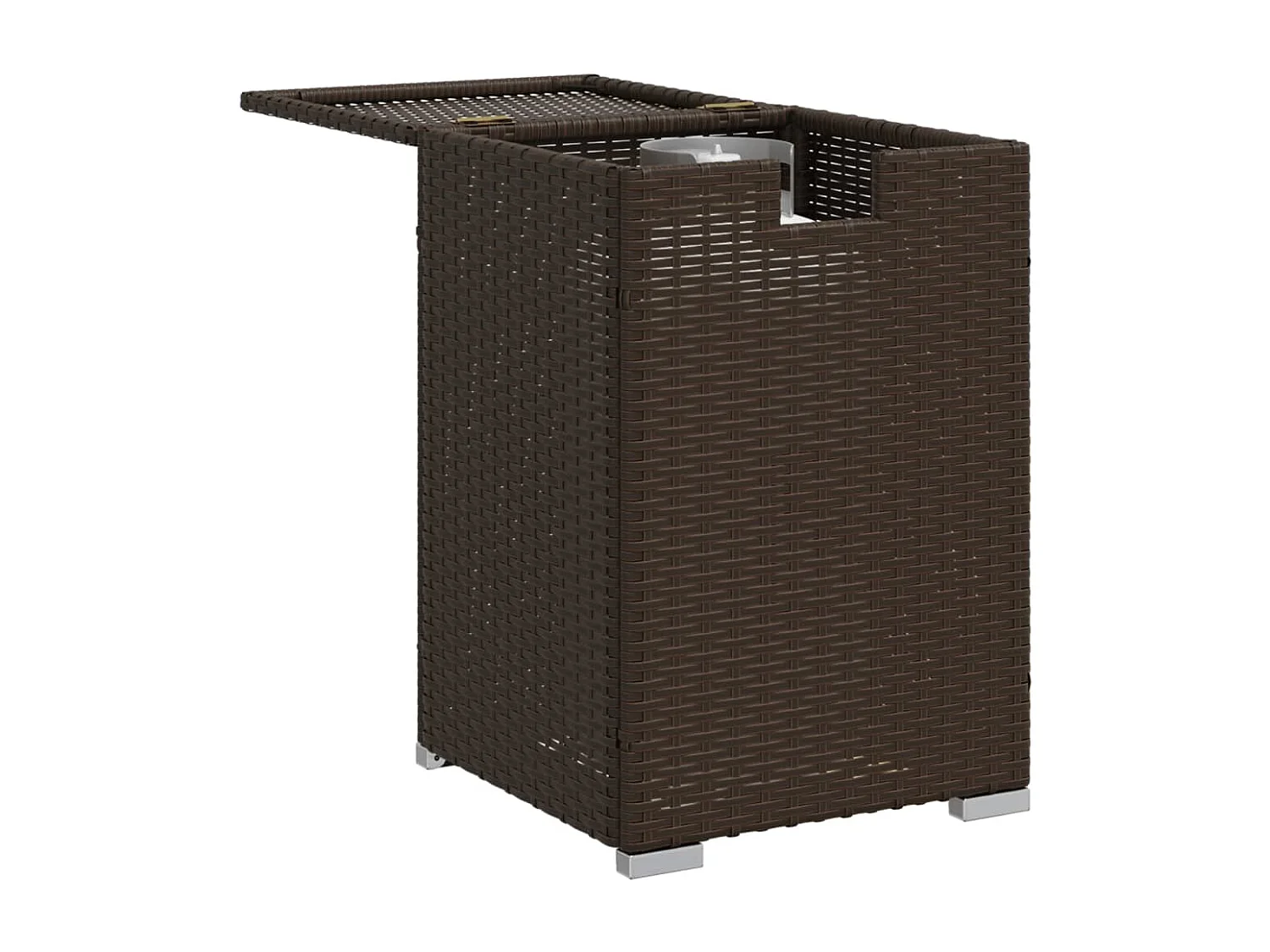 Table de couverture de bouteille de propane marron 40x40x60