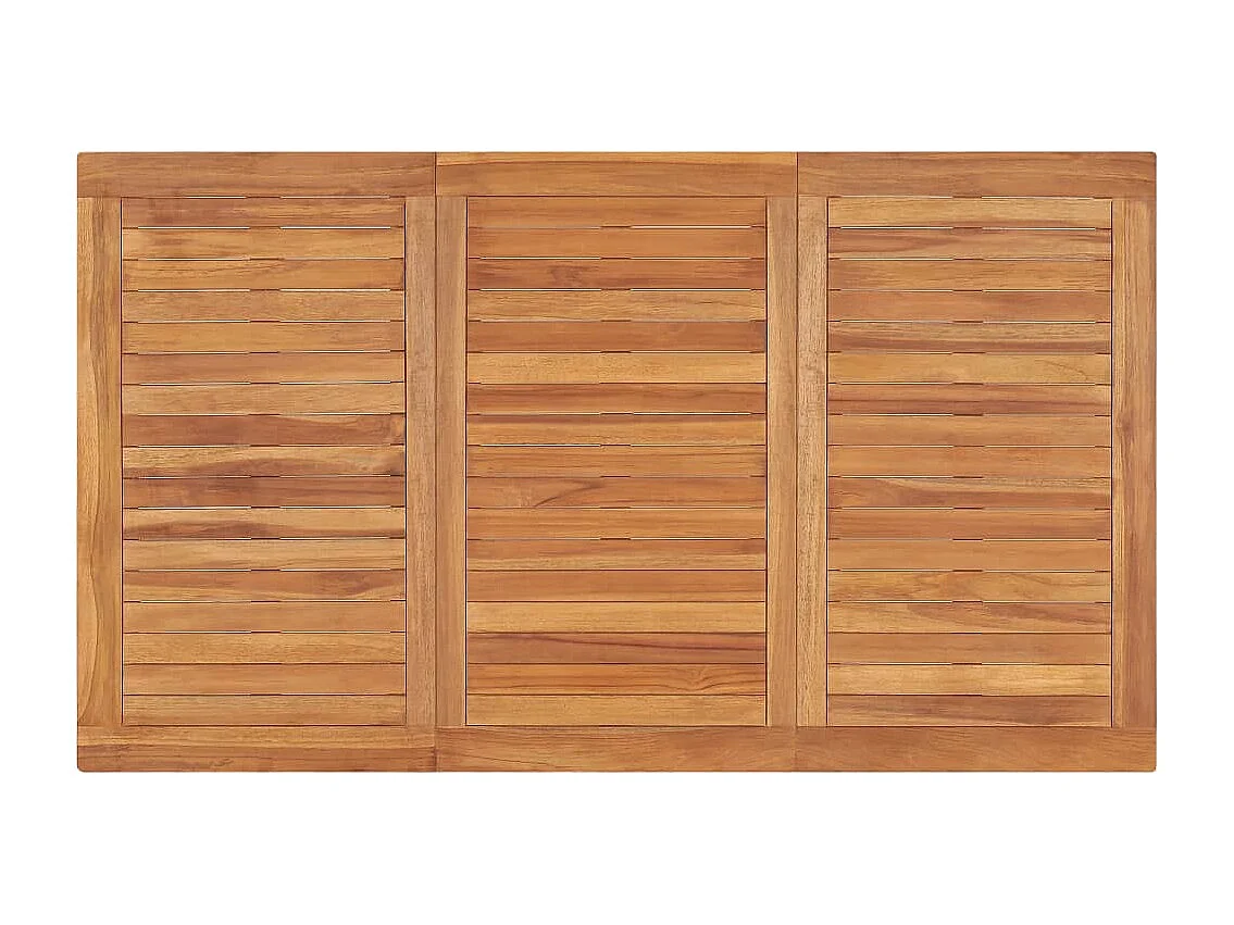 Table à dîner de jardin 140x80x77 Bois de teck solide