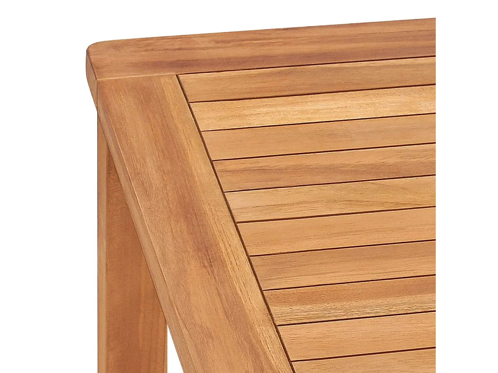 Table à dîner de jardin 140x80x77 Bois de teck solide