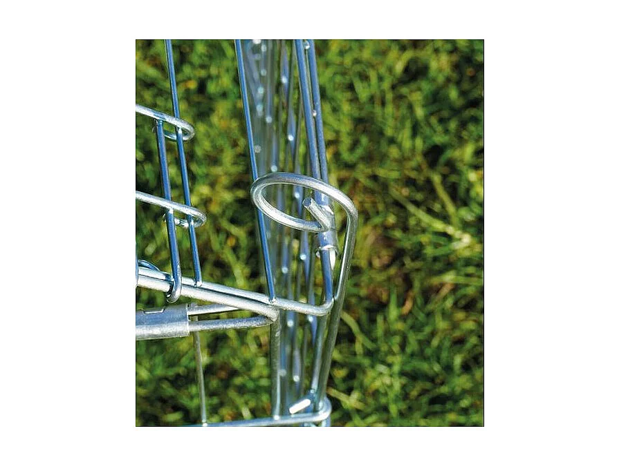 Parc Enclo lapin Extérieur grillage en métal pour lapin 2,20 x 1,02 x 0,85 m « 457 L Maison été»