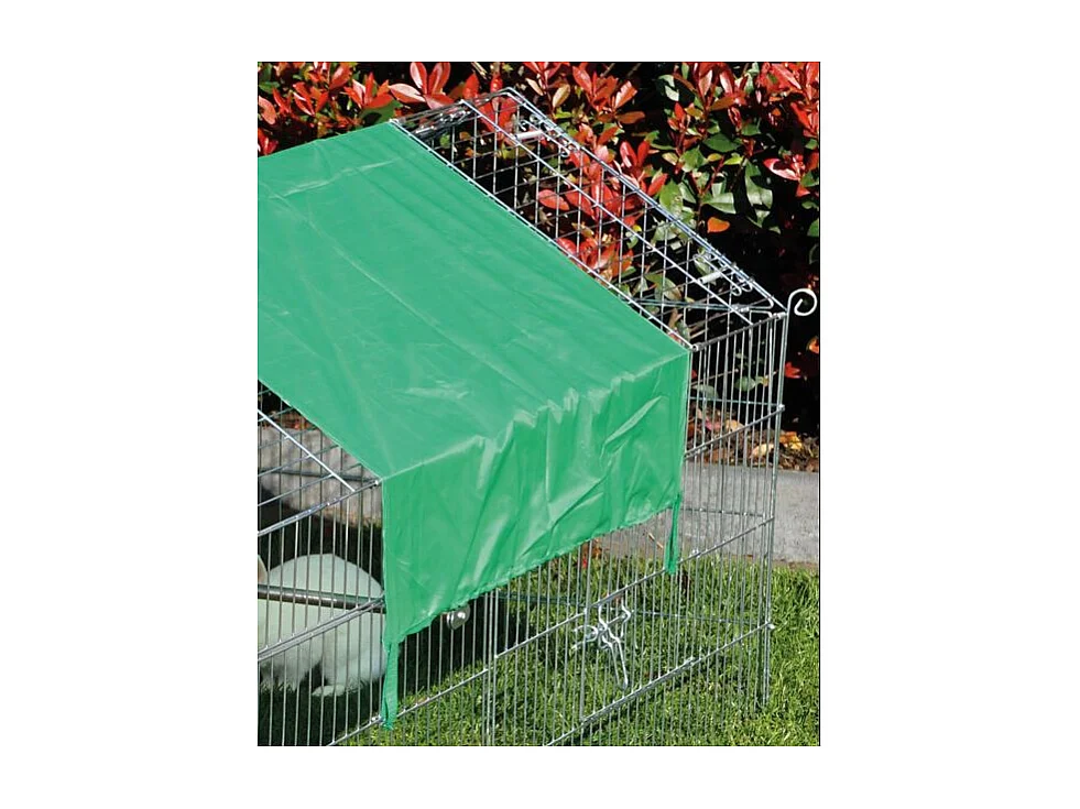 Parc Enclo lapin Extérieur grillage en métal pour lapin 2,20 x 1,02 x 0,85 m « 457 L Maison été»