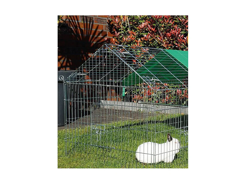 Parc Enclo lapin Extérieur grillage en métal pour lapin 2 x 1,02 x 0,96 m « 456 M Maison été»