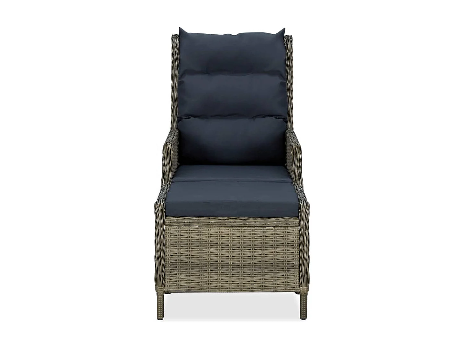 Ensemble de salle à manger de jardin 7 pc Marron 18