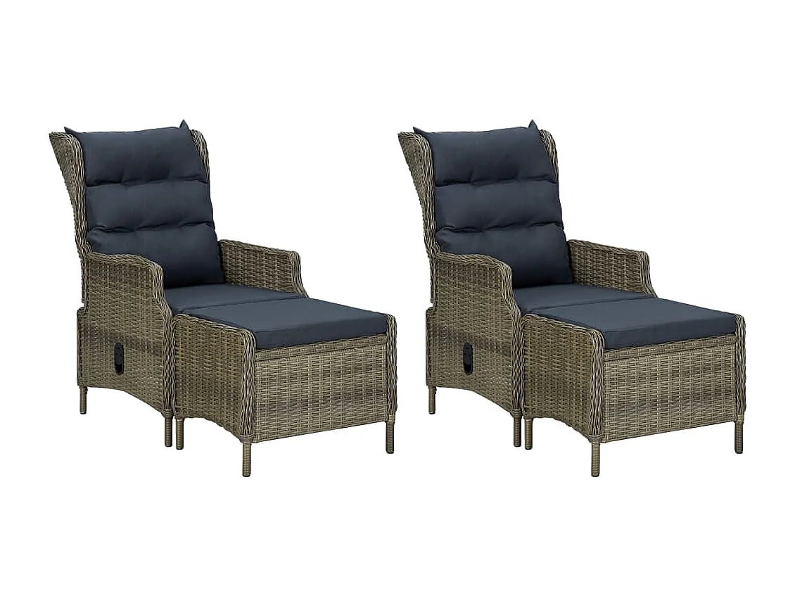 Ensemble de salle à manger de jardin 5 pc Marron 20