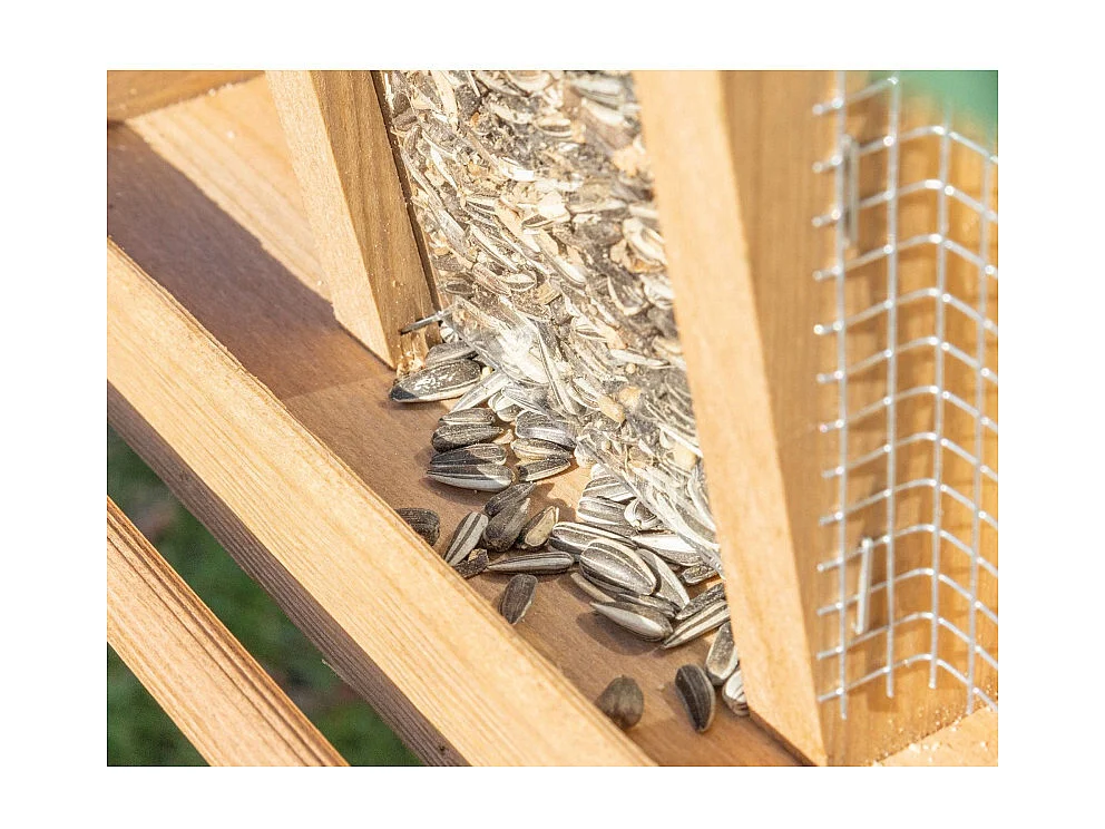 Mangeoire oiseaux exterieur pour oiseaux sauvage avec support modele-Super oiseau