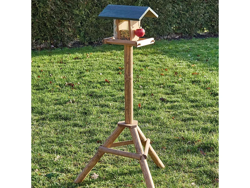 Mangeoire oiseaux exterieur pour oiseaux sauvage avec support modele-Super oiseau