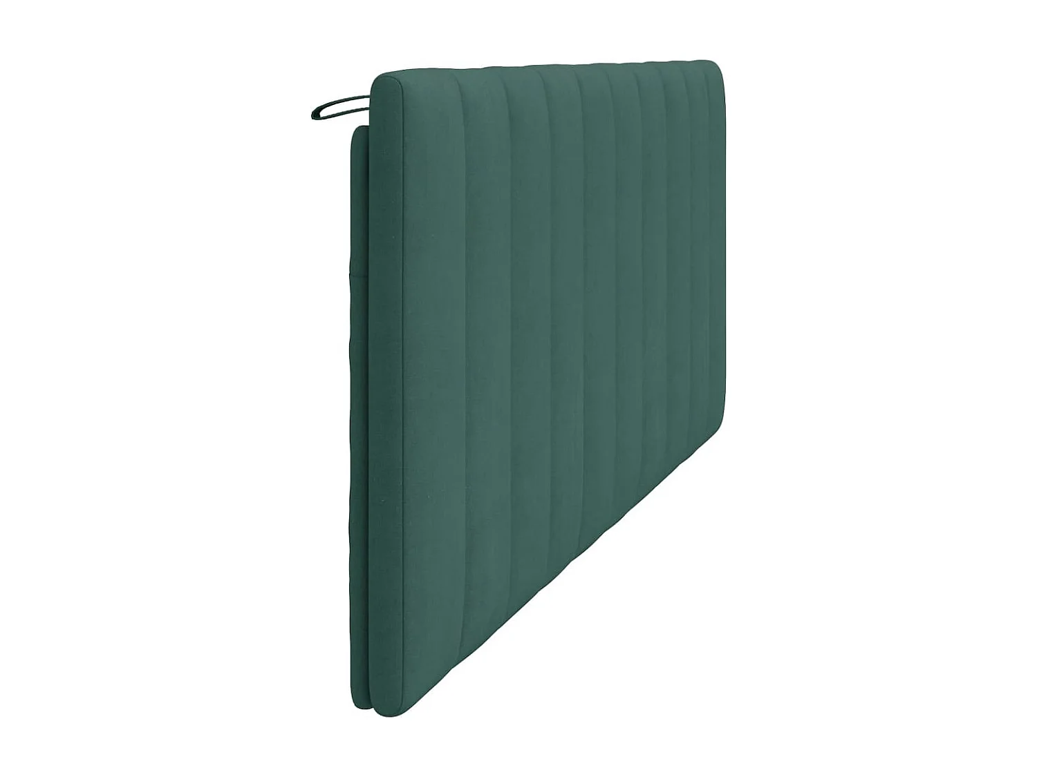 Coussin de tête de lit vert foncé 200cm velours