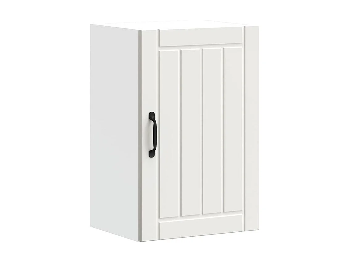 Armoire murale de cuisine Lucca blanc bois d'ingénierie